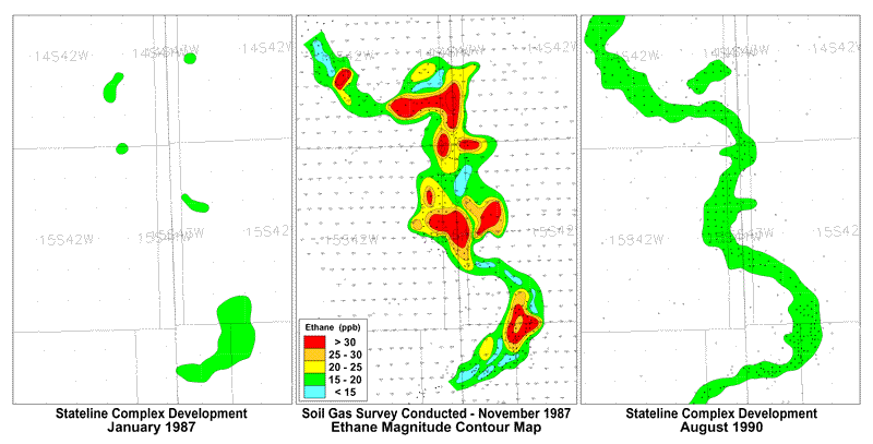 Reconnaissance Soil Gas Survey - Morrow Stateline Trend, Kansas