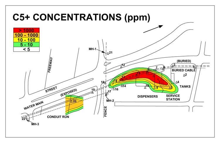C5+ Concentrations (ppmv)
